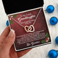 Granddaughter Christmas Gift from Grandma, Christmas Necklace Gift for Granddaughter, Interlocking Hearts from Grandma
