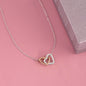 Mother-In-Law Necklace: Mother-In-Law, Mother-In-Law Gift, To My Mother-In-Law, Interlocking Hearts, Mother's Day Gift for Mother In Law