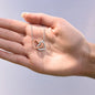 Gift For Daughter From Mom, Daughter Gift From Mom, Daughter Mother Necklace - Interlocking Hearts