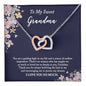 Grandmother Necklace, Grandma Birthday Gift, Grandmother Jewelry, Grandma Gift from Granddaughter, Gift from Grandson
