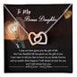 To My Bonus Daughter Necklace, Step Daughter Gift, Bonus Daughter Gift, Daughter In Law Gift From Mother In Law, Christmas Gifts