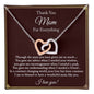 Thank You Mom Necklace, Mother's Day Gift From Daughter, Mom Gift From Son, Mom Necklace, Birthday Gift, Mother's Day Necklace