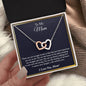 To My Mom, Mom Gift Necklace, Mothers Day Gift, Mom Birthday Gift, Mom Gift from Daughter, Mother Son, Joint Hearts Necklace