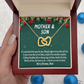 Christmas Gift for Mom from Son – Interlocking Hearts Necklace, Mother and Son Jewelry Gift