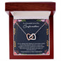 Confirmation Gifts for Girls, Confirmation Necklace, Holy Confirmation For Girls, Christian Faith, Gift from Godparent - Interlocking Hearts