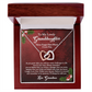 Granddaughter Christmas Gift from Grandma, Christmas Necklace Gift for Granddaughter, Interlocking Hearts from Grandma