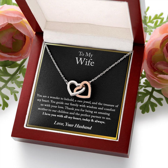 To My Wife Necklace, Wife Gift, Anniversary Gift For Wife, Wife Birthday Gift, Wife Necklace, Mother's Day Gifts For Wife