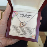 Daughter Wedding Gift from Mom, Bride Gift from Mom, Daughter Wedding Day Necklace, Wedding Gift for Daughter, Gift for Bride from Mother