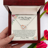 Daughter Wedding Gift from Mom, Bride Gift from Mom, Daughter Wedding Day Necklace, Wedding Gift for Daughter, Gift for Bride from Mother