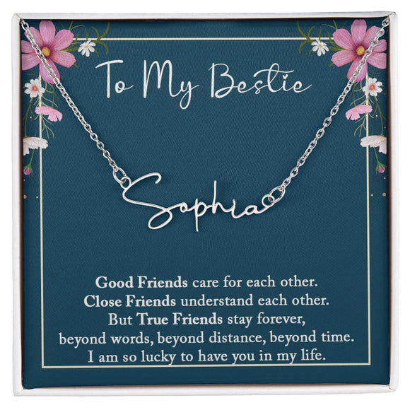 Best Friend Gift, Best Friend Birthday Gift for Her, Soul Sisters Gift, Best Friend Necklace, Personalized Gift for Bestie, Friendship Gifts