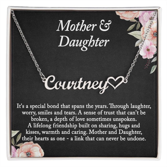 To My Daughter Necklace, Personalized Mother Daughter Gifts, Daughter Necklace, Daughter Gift