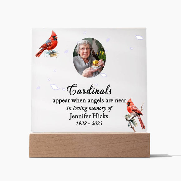 Cardinals Appear When Angels Are Here, Sympathy Cardinal Gift, Remembrance Gift, Loss of Loved One, Condolence Gift, Memorial Gift