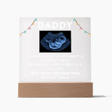 Daddy To Be Father's Day Gift from Baby Bump, Baby Scan LED Frame, Sonogram LED Frame for New Daddy