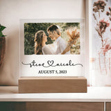 Wedding Gift for Couple Personalized, Photo Frame for Wedding Couple