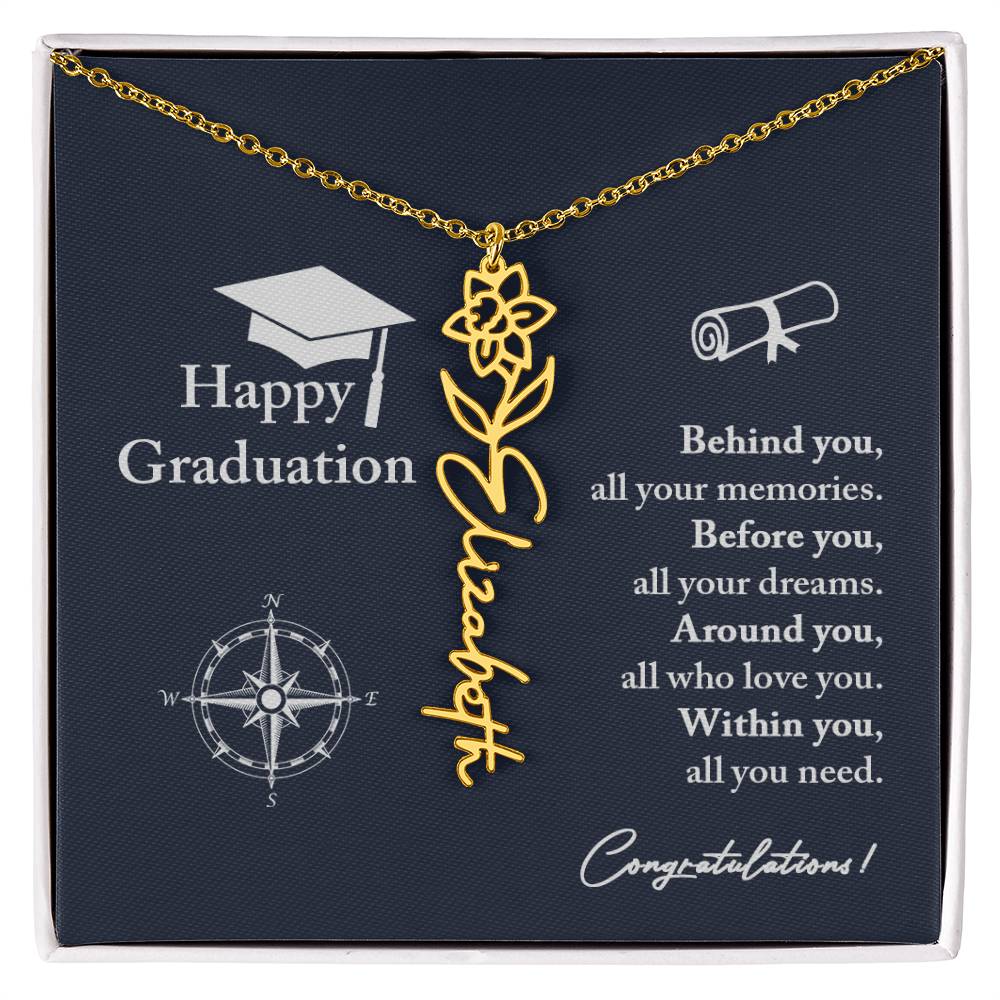 Graduation Gift Necklace, Personalized Graduation Gifts for Her, High School Graduation Gifts for Her, College Graduation