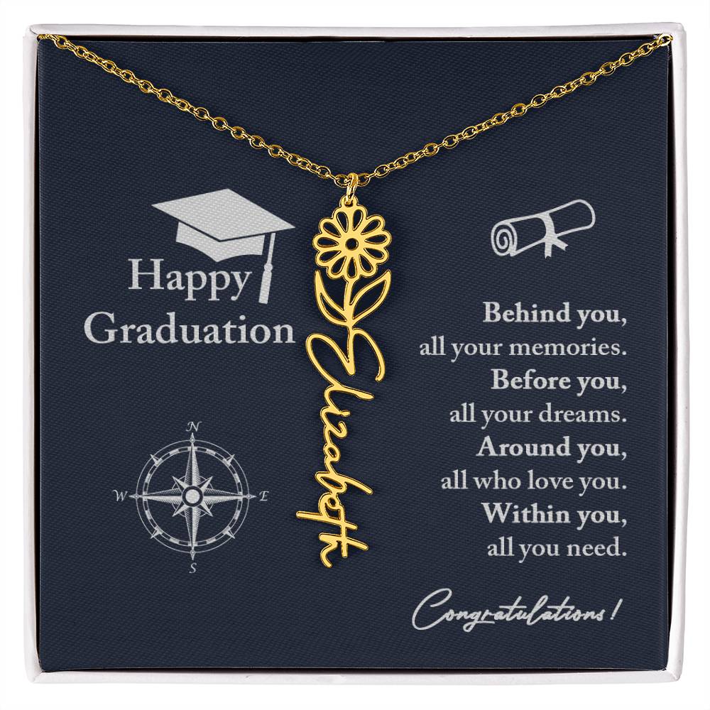 Graduation Gift Necklace, Personalized Graduation Gifts for Her, High School Graduation Gifts for Her, College Graduation