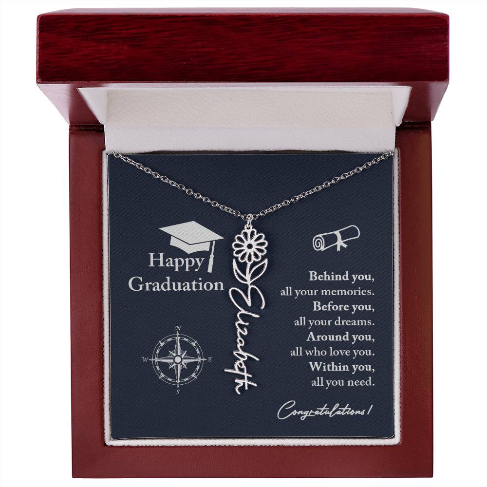 Graduation Gift Necklace, Personalized Graduation Gifts for Her, High School Graduation Gifts for Her, College Graduation