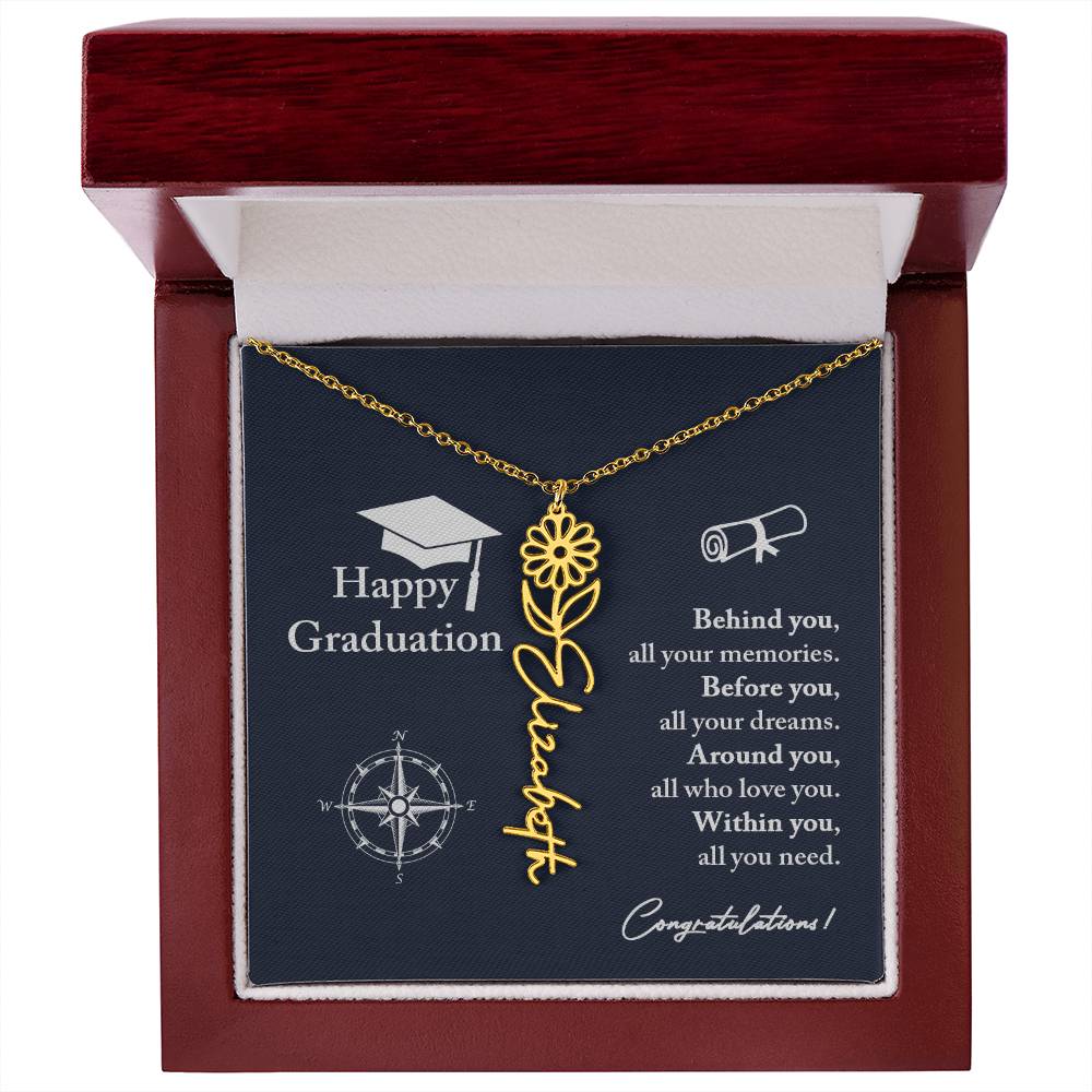 Graduation Gift Necklace, Personalized Graduation Gifts for Her, High School Graduation Gifts for Her, College Graduation