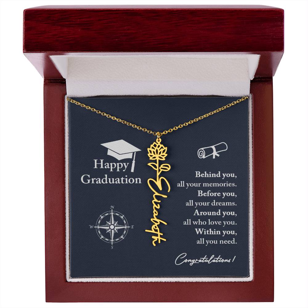 Graduation Gift Necklace, Personalized Graduation Gifts for Her, High School Graduation Gifts for Her, College Graduation