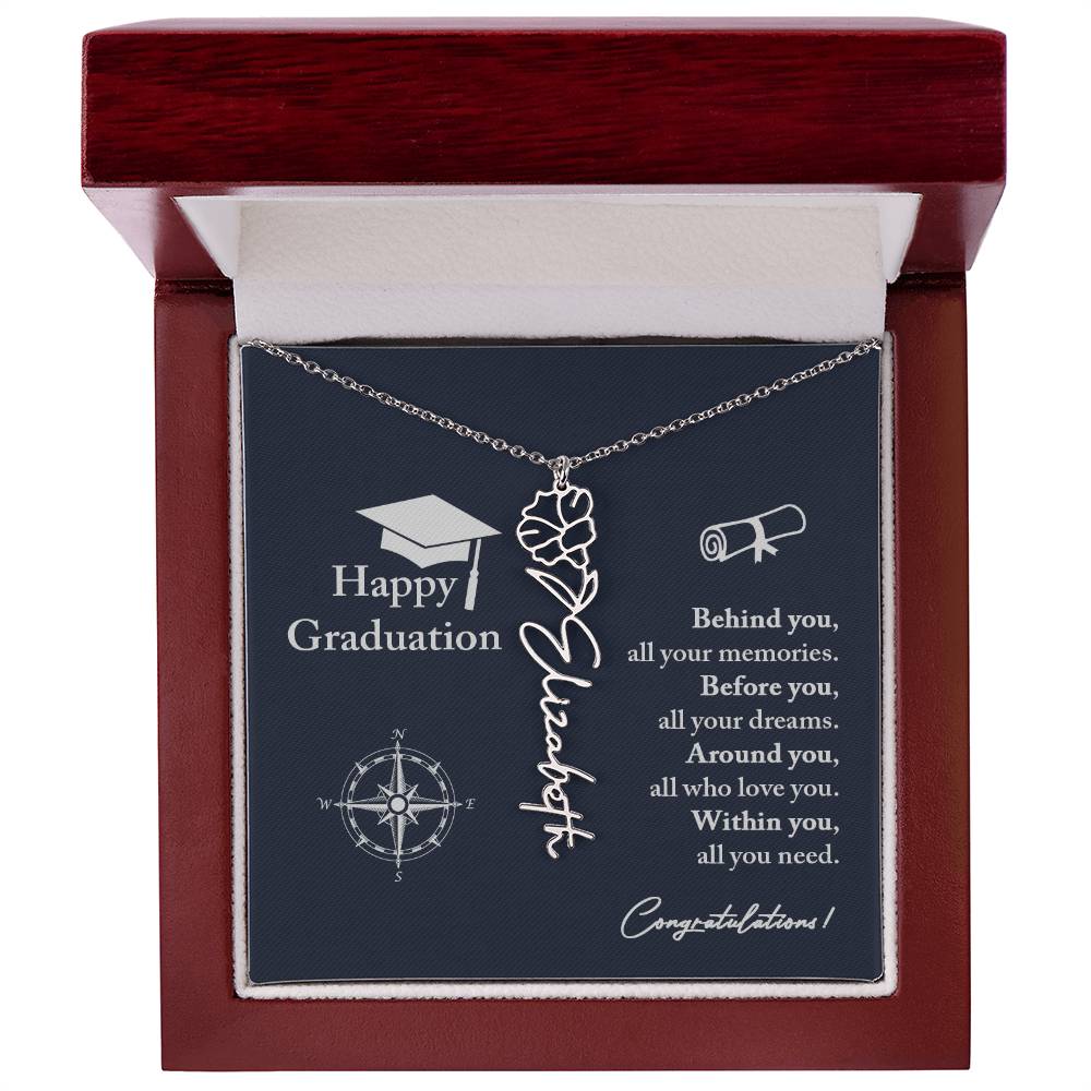 Graduation Gift Necklace, Personalized Graduation Gifts for Her, High School Graduation Gifts for Her, College Graduation