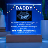 Daddy To Be Father's Day Gift from Baby Bump, Baby Scan Frame Personalized