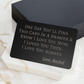 Personalized Metal Wallet Insert Card, Romantic I Love You Metal Wallet Card for Boyfriend, I Love You Always Gift for Him, Anniversary, Valentine's Day