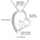 Christmas Gift for Mom – Heart Necklace, I Will Always Be Your Little One