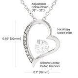 Grandma Gift, Mothers Day Gift for Grandma, Grandma Heart Necklace, Grandma Birthday, Personalized Grandma Gift Ideas