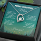 Christmas Gift for Mom Necklace, Meaningful Merry Christmas Jewelry Gift for Mom from Daughter or Son