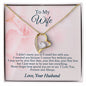 To My Wife Necklace, I Love You Forever And Always, Anniversary Gift For Wife, Gift For Wife Birthday