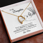 Gift For Daughter From Mom, Daughter Necklace, Daughter Gift From Mom, Daughter Mother Necklace