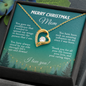 Christmas Gift for Mom Necklace, Meaningful Merry Christmas Jewelry Gift for Mom from Daughter or Son