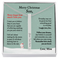 Christmas Gift for Son – Personalized Engraved Stick Necklace from Mom or Dad