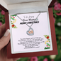 Christmas Gift for New Mom – Baby Feet Heart Necklace for First-Time Mama