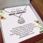 Christmas Gift for New Mom – Baby Feet Heart Necklace for First-Time Mama