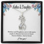 Mother and Daughter Forever Linked Giraffe Necklace