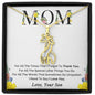 Mother's Day Gift, Mom Necklace, Gift for Mom, Mother Son Necklace, Mom Gift From Son, Forever Linked Giraffe Necklace
