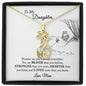 Gift For Daughter From Mom, Daughter Gift From Mom, Daughter Mother Necklace - Giraffe Necklace