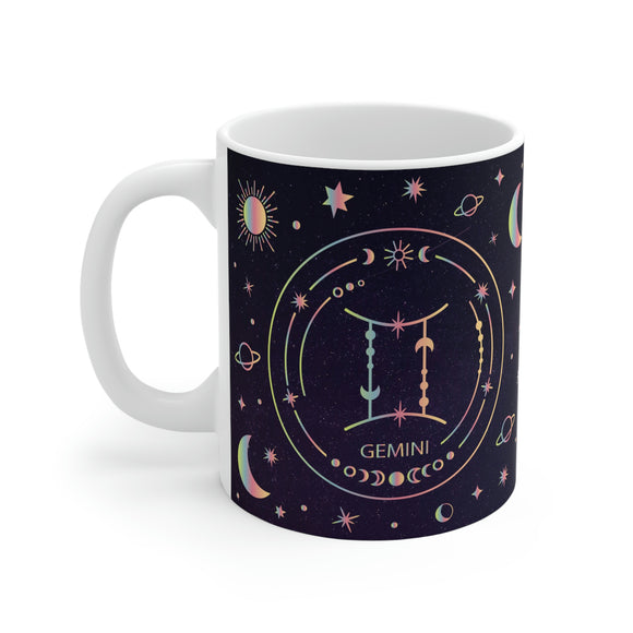 Gemini Zodiac Mug, Gemini Coffee Mug, Gemini Zodiac Gifts, Zodiac Mug, Zodiac Birthday Gifts