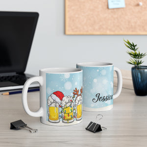 Funny Christmas Mug, Personalized Christmas Mug