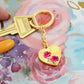 January Birth Flower Keychain, Carnation Keychain, Birth Month Flower Keychain, Birthday Gift For Her, Gift for Daughter, Sister, New Mom Gift