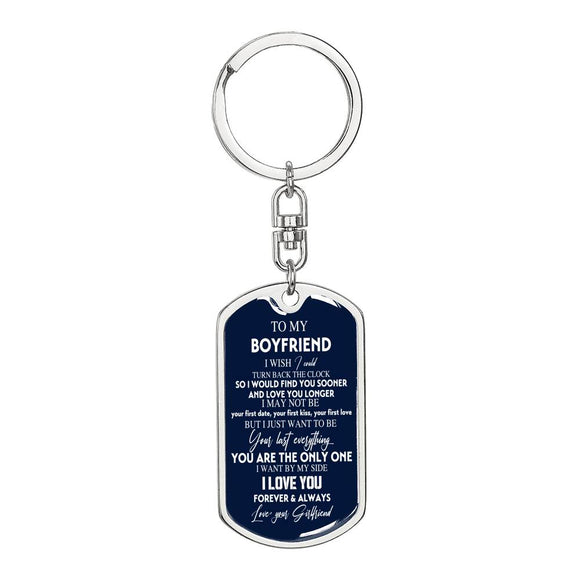 Boyfriend Keychain Gift, Boyfriend Valentines Day Gift, Boyfriend Birthday, Boyfriend Anniversary Gift Ideas