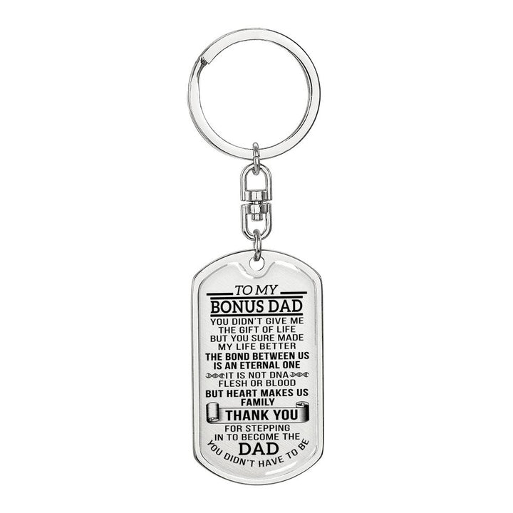 Bonus dad store keychain