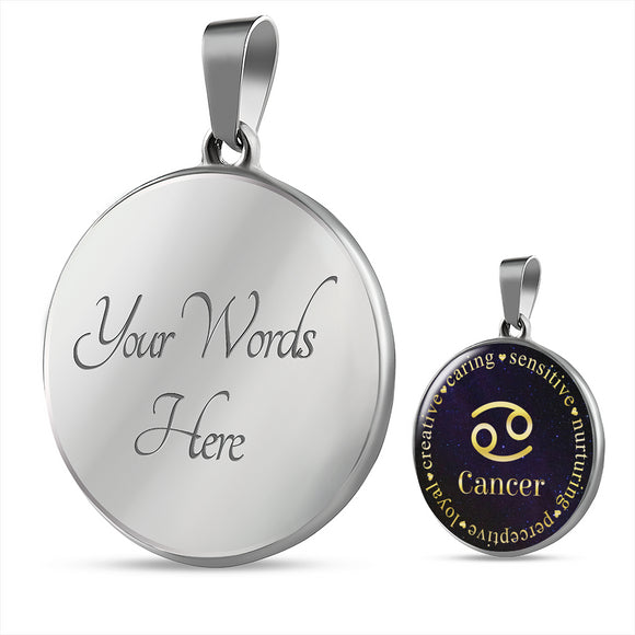 Cancer Zodiac Necklace, Cancer Zodiac Jewelry, Cancer Zodiac Gifts