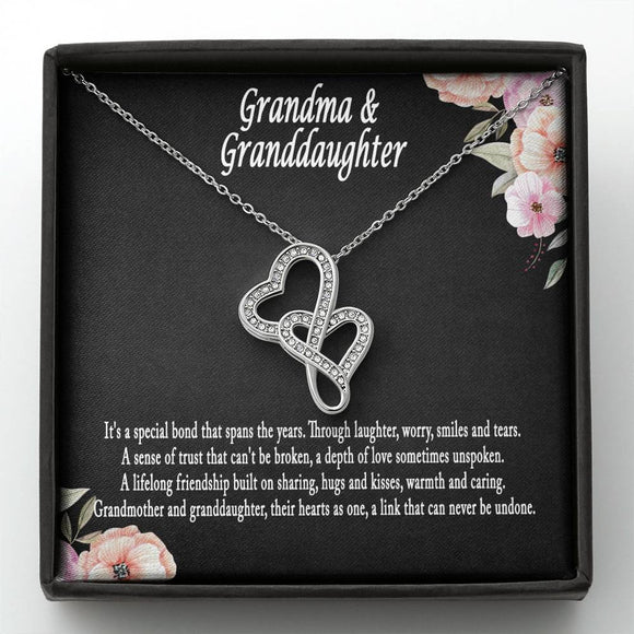 Grandmother & Granddaughter Necklace, Grandma Gift, Grandmother Jewelry, Granddaughter Gift, Granddaughter Birthday Gift