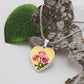 June Birth Flower Necklace, Rose Necklace - Gold