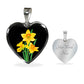 March Birth Flower Necklace, Daffodil Necklace
