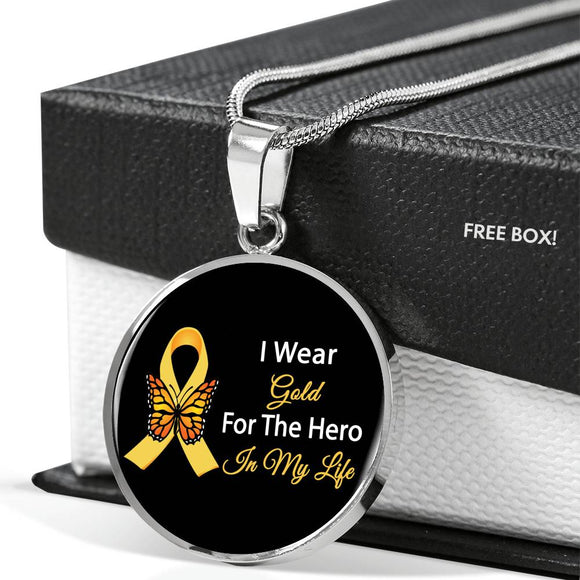 Childhood Cancer Awareness, Childhood Cancer Awareness Jewelry, Childhood Cancer Awareness Necklace
