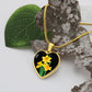March Birth Flower Necklace, Daffodil Necklace