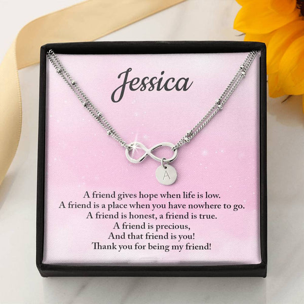 Best friend initial bracelets store